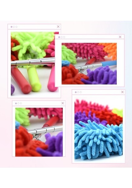 Teleskopik Mikrofiber Toz Alma Fırçası