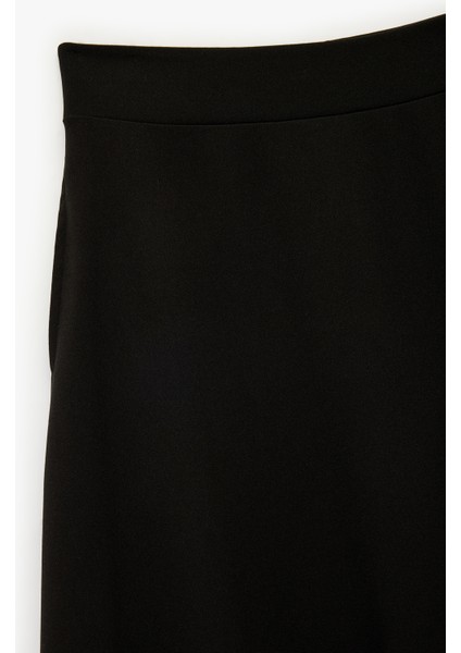 Regular Fit A Kesim Cep Detaylı Midi Etek modelleri