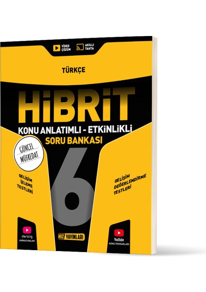 6.sınıf Hibrit Türkçe Soru Bankası Yeni