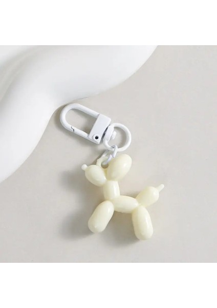 Balon Köpek Anahtarlık Pim Kilit Detaylı Çanta Charm