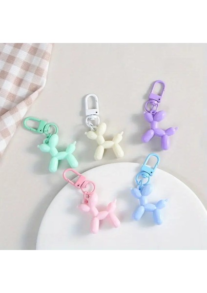 Balon Köpek Anahtarlık Pim Kilit Detaylı Çanta Charm fiyatları