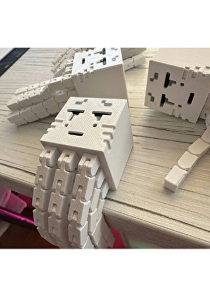 Minecraft Ghast Figürü Dokungaçları Hareketli Hediyelik Tatlı