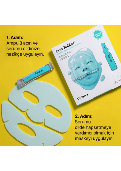 Dr. Jart Cryo Rubber™ - Allantoinli Yatıştırıcı Yüz Maskesi 40GM/1.4OZ fırsatları