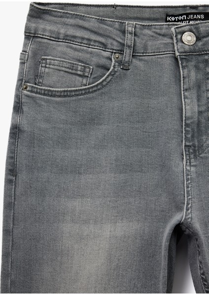 Pamuklu Normal Paça Skinny Fit Jean Pantolon - Michael Jean modelleri