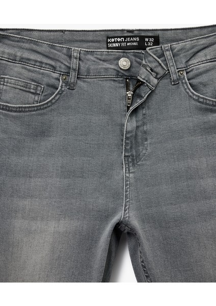 Pamuklu Normal Paça Skinny Fit Jean Pantolon - Michael Jean fırsatları