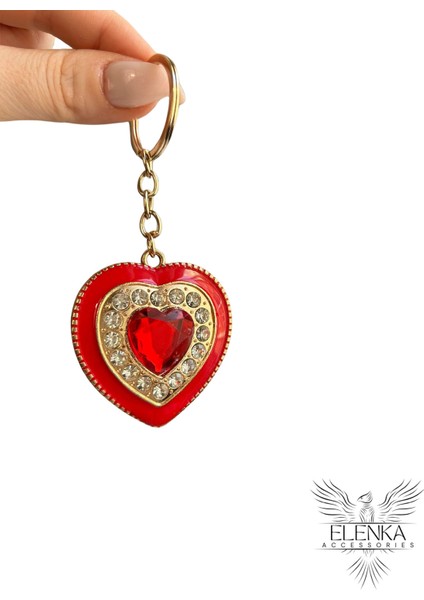 Paslanmaz Çelik Kristal Taşlı Anahtarlık Modelleri modelleri