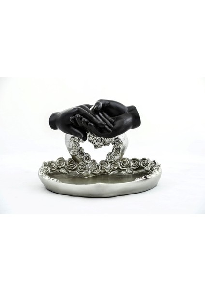 Özel Tasarım Kalpli Polyester Sunum Tepsisi modelleri