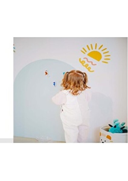 Açık Mavi Renk Yapışkanlı Manyetik Duvar Panosu Mıknatıs Tutan Pano 60X90 cm fiyatları