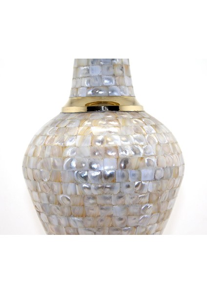 Pirinç Sedefli Vazo 35 cm fırsatları