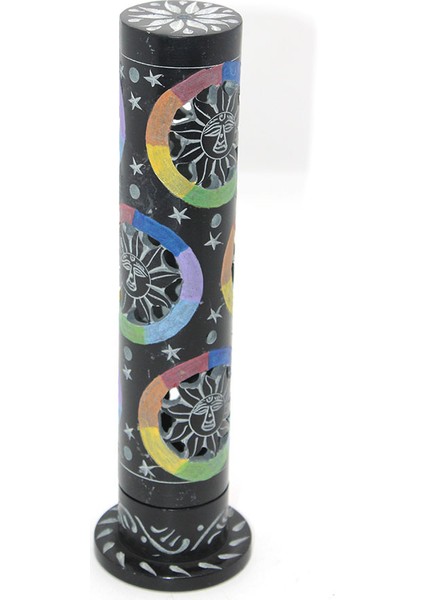 Obsidian Taşı Işlemeli Kule Tütsülük Model 3 fiyatları