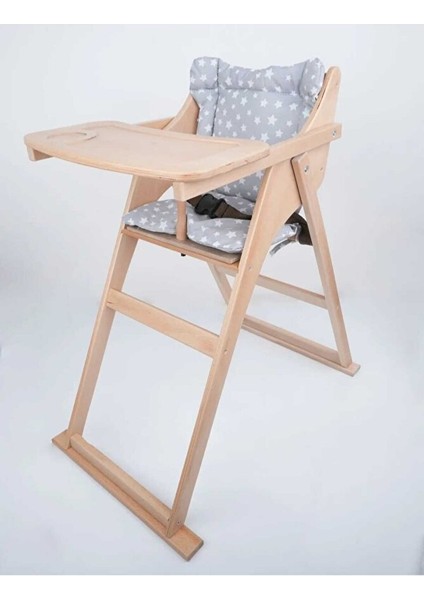 Ahşap Katlanır Mama Sandalyesi