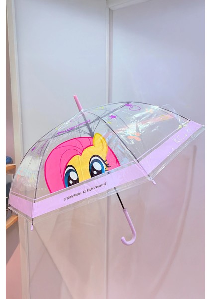 My Little Pony Lisanslı Şeffaf Uzun Saplı Şemsiye - Fluttershy fiyatları