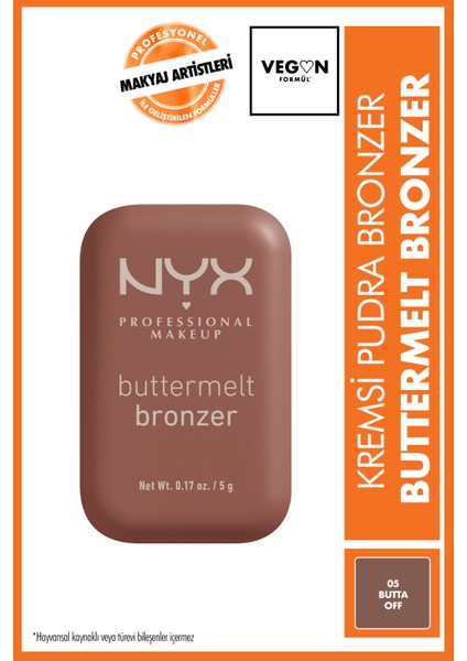 Buttermelt Bronzer Butta Off & Maybelline Lumi Matte 108 Mini Fondöten Hediyeli Set fiyatları