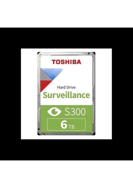 Toshıba S300, HDWT860UZSVA, 3.5", 6tb, 256MB 5400 Rpm, 7/24 Güvenlik HDD