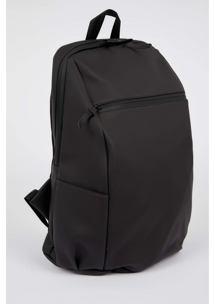 Erkek Suni Deri Okul Sırt Çantası W4784AZNS