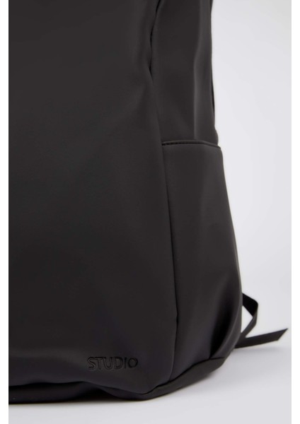 Erkek Suni Deri Okul Sırt Çantası W4784AZNS