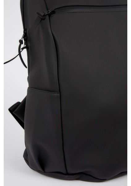 Erkek Suni Deri Okul Sırt Çantası W4784AZNS