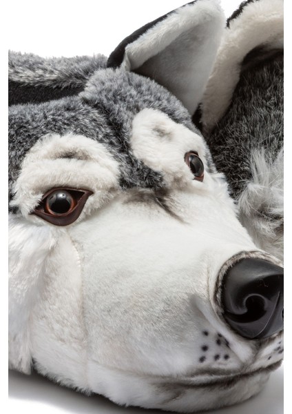 Siberia Erkek Hayvanlı Panduf Gri 41/46 fiyatları