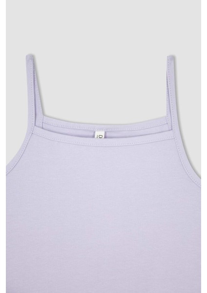 Kız Çocuk Crop Askılı Atlet X5062A622SM