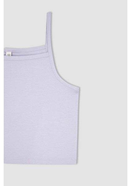 Kız Çocuk Crop Askılı Atlet X5062A622SM