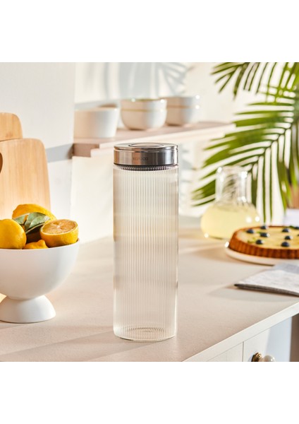 Ripple Inox Cam Saklama Kabı 1700 ml