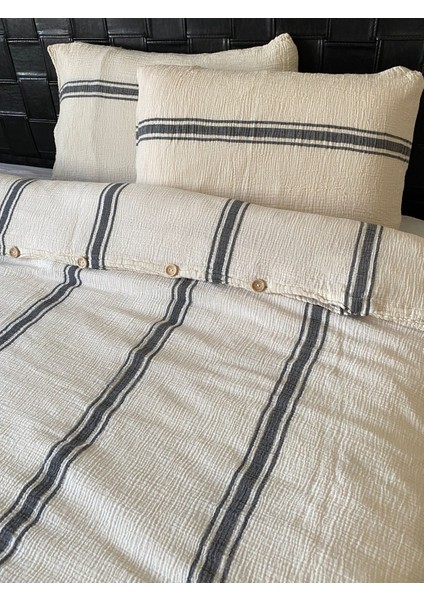 Premium %100 Pamuk Tek Kişilik Müslin Nevresim Takımı 160X220 cm