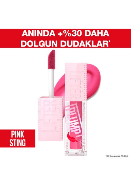 Lifter Plump Dudak Parlatıcısı- 003 Pink Sting & Maybelline Tattoo Liner Gel Pencil Mini ve Lash Sens. Firework Maskara Mini Hediyeli Set fiyatları