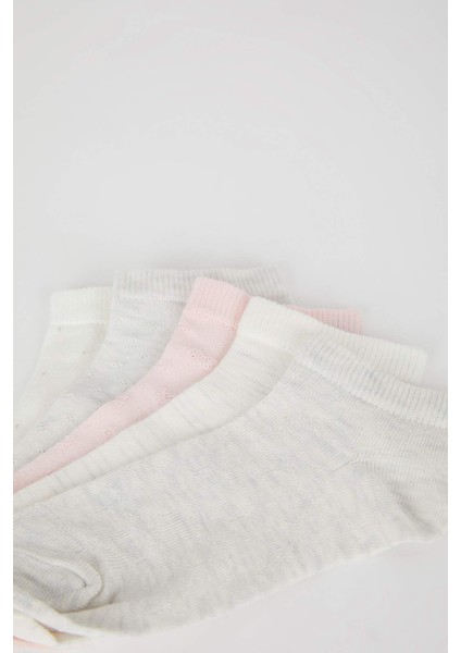 Kız Çocuk 5'li Pamuklu Patik Çorap Y1937A6NS