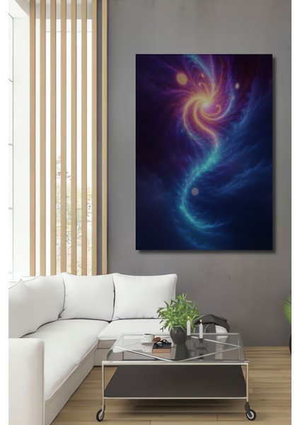 Mor Rüyalar Soyut Sanat Dekoratif Ahşap Ev/işyeri/ofis Kare Tablo