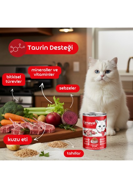 Kedi Konservesi 400 gr Kuzulu fiyatları