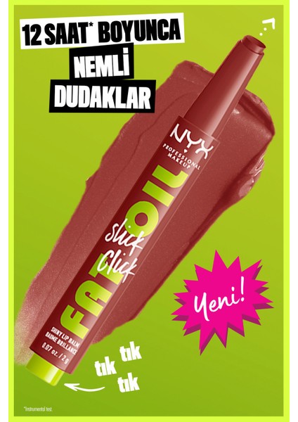 Fat Oil Slick Click Parlatıcı Dudak Balmı 04 Going Viral + Mini Maybelline Tattoo Liner Gel Pencil Hediyeli Set indirimleri