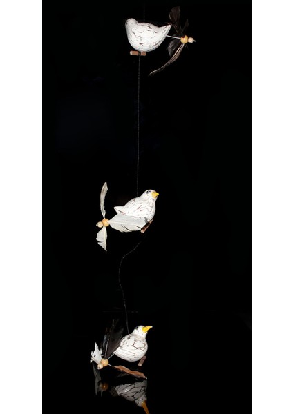 Ahşap Hayvan Figürlü Rüzgar Çanı Model 1 fiyatları