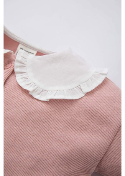 Kız Bebek Büyük Yaka Selanik Kumaş Hırka Z4651A223SP