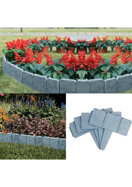 Taş Görünümlü Bahçe Çiti