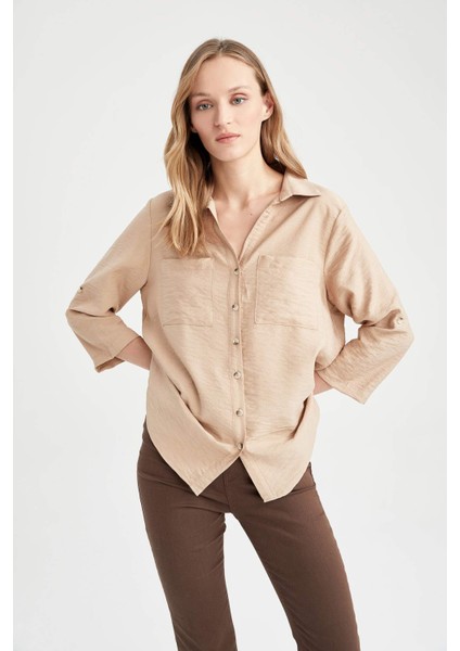 Regular Fit Uzun Kollu Gömlek M9407AZ23SP