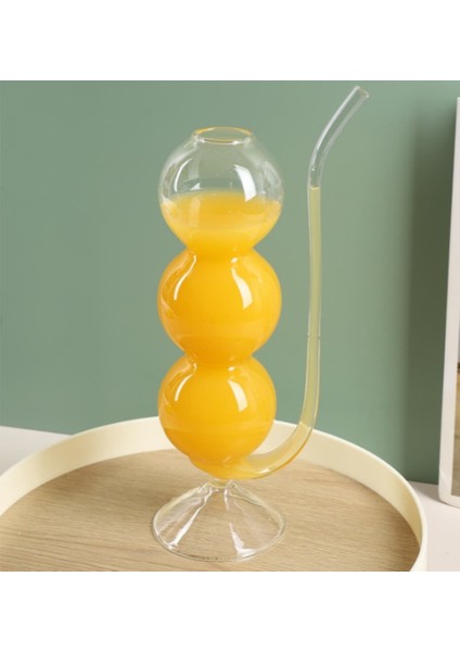 Pipetli Boğumlu Cam Bardak