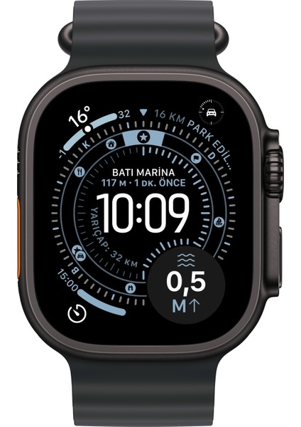 Watch Ultra 3 Gps + Cellular, 49 mm Siyah Titanyum Kasa ve Siyah Ocean kordon fiyatları