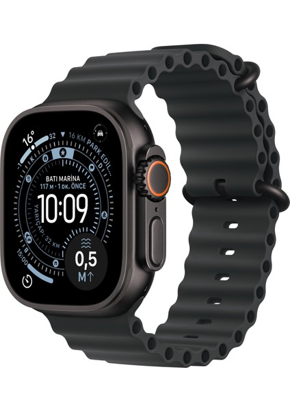 Watch Ultra 3 Gps + Cellular, 49 mm Siyah Titanyum Kasa ve Siyah Ocean kordon