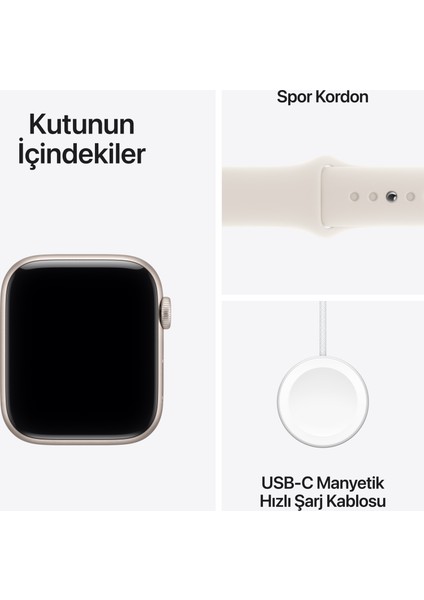 Watch Se 3 Gps, 44 mm Yıldız ışığı Alüminyum kasa ve Yıldız ışığı Spor kordon - s/m