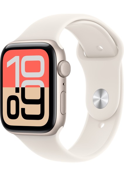 Watch Se 3 Gps, 44 mm Yıldız ışığı Alüminyum kasa ve Yıldız ışığı Spor kordon - s/m