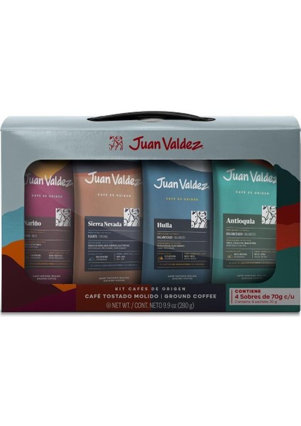 Single Origins 4'lü Öğütülmüş Filtre Kahve Kiti 280GR