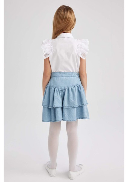 Kız Çocuk Jean Etek Z7327A623SM