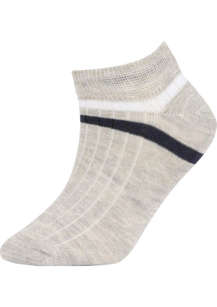 Erkek Çocuk 5'li Pamuklu Patik Çorap