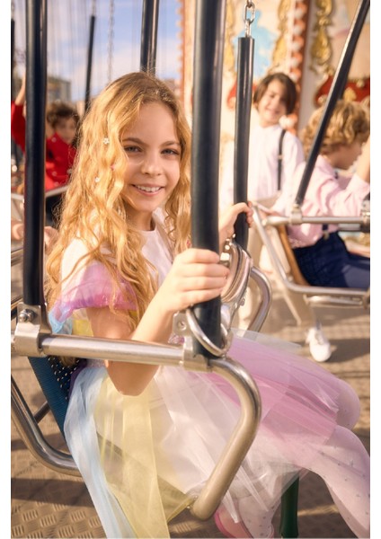 Kız Çocuk Renkli Tütü Etek Z5440A623SM