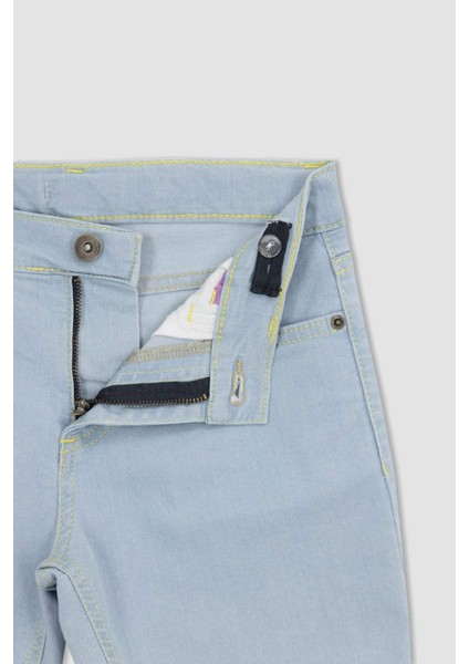 Erkek Çocuk Jean Basic Düz Şort Z1733A623SM