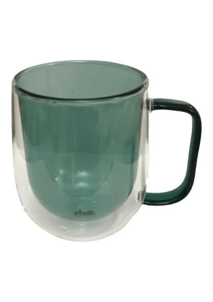 Çift Cidarlı Cam Kupa Yeşil Renk fiyatları