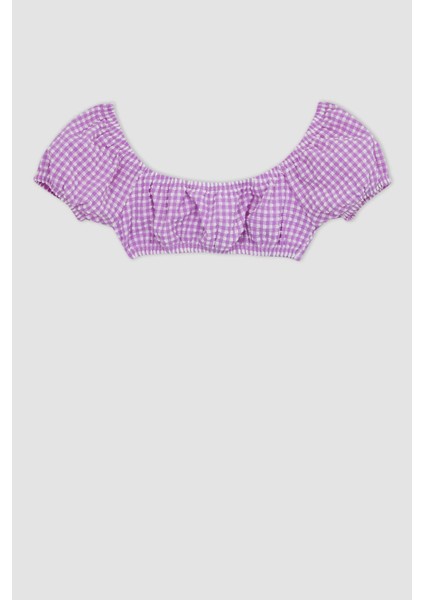 Kız Çocuk Kareli Bikini Takımı Z6514A623HS