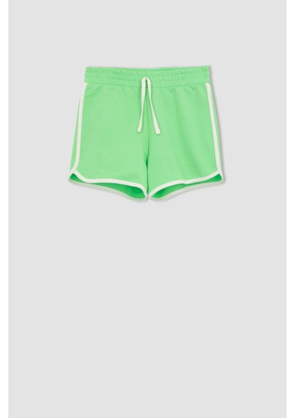 Kız Çocuk Beli Bağcıklı Şort L6125A623HS