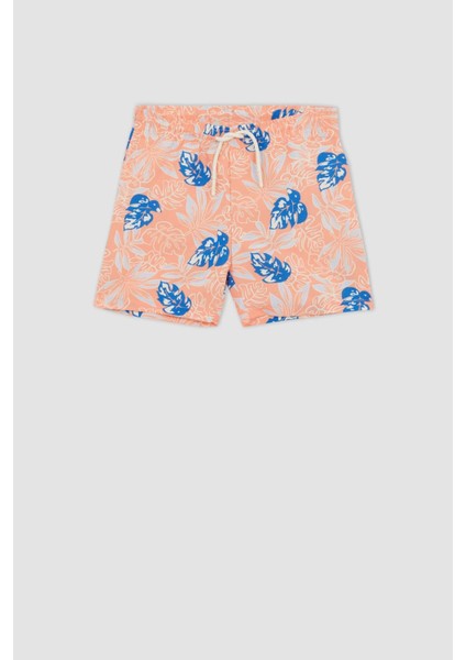 Erkek Çocuk Desenli Deniz Şortu Z9432A623HS