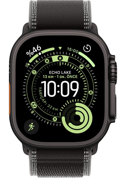 Watch Ultra 3 Gps + Cellular, 49 mm Siyah Titanyum Kasa ve Siyah/kömür Trail loop - S/m fiyatları